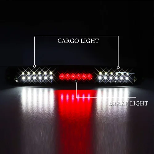 Vista 4 de Youxmoto Compatible con Ford F150 1997-2003, Compatible con Ford F150 2004 Heritage Luz LED de Tercer Freno Luz de Carga 3ra Luz de Freno Luz