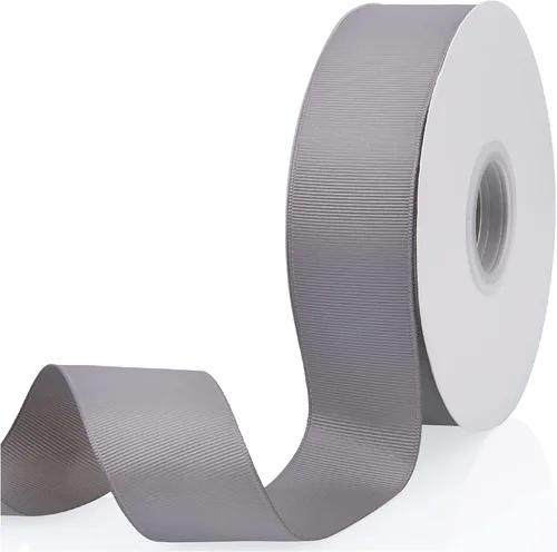 Vista 69 de Cinta de grogrén de doble cara de color liso azul bebé de 1-1/2 pulgadas x 50 yardas para envolver regalos, bodas, fiestas, manualidades, lazos