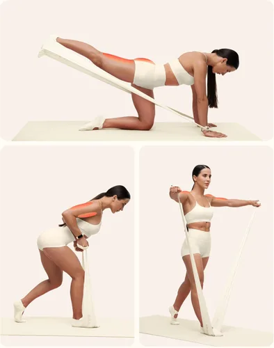 Vista 6 de BetterMe Pilates Essential Kit - Pilates Ring, Long Resistance Bands, Pilates Loop Bands, Ball and More - Complete Home Pilates Kit for Women