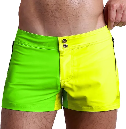 Vista 95 de Bang Men's Swimwear - Beach Shorts - Stretchy Quick-Dry All-Use Premium Swimsuit Trunk Square Cut