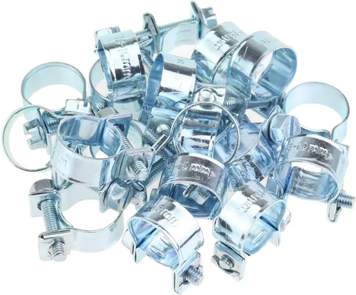 Vista 9 de HELIFOUNER 20 piezas de abrazaderas de manguera de inyección de combustible estilo mini de 7-9mm, abrazaderas ajustables de tubo de clip de manguera