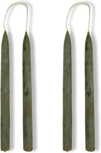 Vista 36 de Candlestock Velas cónicas de cera de abejas – 1/2 pulgada de diámetro, cera de abeja pura 100% natural de Estados Unidos, mecha de algodón, sin