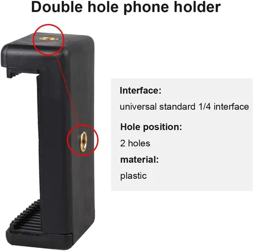 Vista 5 de Mr.Power Soporte para guitarra y bajo con auriculares para transmisión en vivo, clip compatible con iPhone, compatible con teléfonos inteligentes