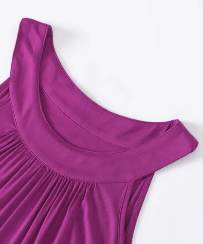 Vista 5 de Latuza Camisón sin mangas de viscosa con bolsillos para mujer