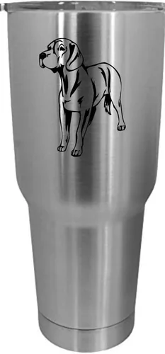 Vista 203 de Cairn Terrier - Vaso grabado con temática de perro, 30 onzas