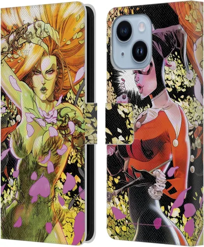 Vista 32 de Head Case Designs Officially Licensed Batman DC Comics Batman #609 Hush Gotham City Sirens Leather Wallet Case Compatible with Apple iPhone 7/8 / SE