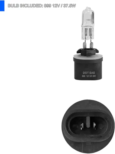 Vista 6 de SPEC-D TUNING - Luces antiniebla para defensa delantera transparentes + focos + interruptor compatibles con Ford Mustang 1994-1998, par de montaje