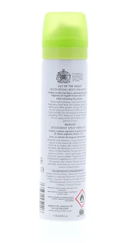Vista 7 de YARDLEY by Yardley for Women: Lirio de los valles Body Spray 2.6 oz