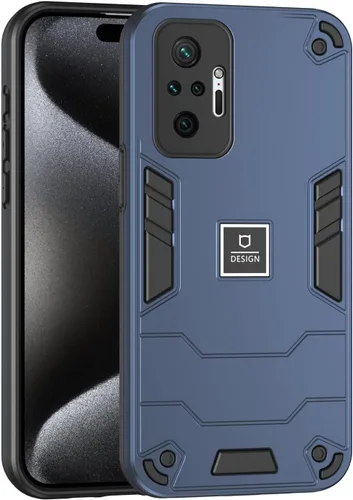 Vista 405 de Funda compatible con Redmi A1, compatible con Redmi A2 2 en 1 [PC dura + TPU], funda de teléfono negra