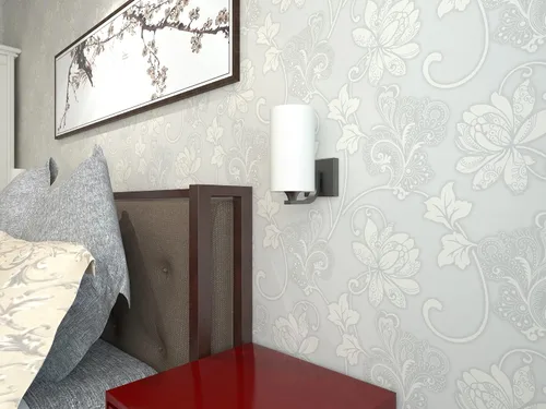 Vista 3 de Juego de 2 apliques de pared a pilas con control remoto regulable de 200 lúmenes, paquete de 2 lámparas de pared a pilas sin necesidad de cableado