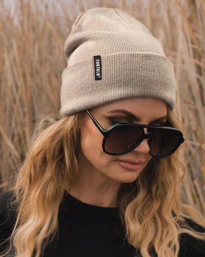 Vista 6 de FURTALK - Gorro tejido de acrílico, para invierno, suave, cálido, unisex, para hombres y mujeres