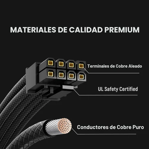 Vista 7 de Seasonic Prime TX-1300 1300W 80+ Titanium ATX 3.0 y PCIe 5.0 Ready Completamente Modular Factor de Forma ATX Condensador Japonés Premium