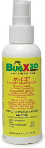 Vista 9 de Bug X 30 Spray repelente de insectos con 30% DEET – Botella de 2 onzas de repelente de insectos en aerosol repele insectos que pican insectos hasta