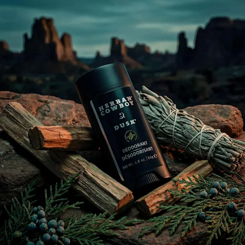 Vista 7 de Herban Cowboy Desodorante con infusión de aloe Dusk con toques de cedro, lavanda, lima y sándalo (2.8 onzas)