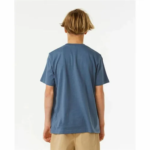 Vista 3 de Camiseta de Manga Corta Infantil Rip Curl Lost Island Azul