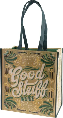 Vista 14 de Karma Large Holiday Reusable Gift Bag - Happy Bag