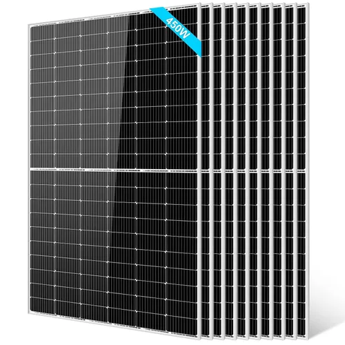 Vista 20 de SUNGOLDPOWER UL61730 Panel solar de 415 W, 6 unidades, monocristal, célula de clase A, negro, alta eficiencia, VMP 31.1V/PC, para sistema solar
