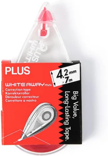 Vista 2 de Cinta correctora de precisión Plus – Paquete de 20, cobertura instantánea suave, sin tiempo de secado, 5/32” (4.2mm) de ancho x 23 pies (7m)