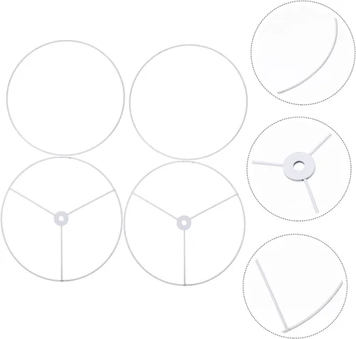 Vista 8 de Uonlytech Marco de luz de techo para lámpara de bricolaje, soportes para pantalla de lámpara, accesorios de luz