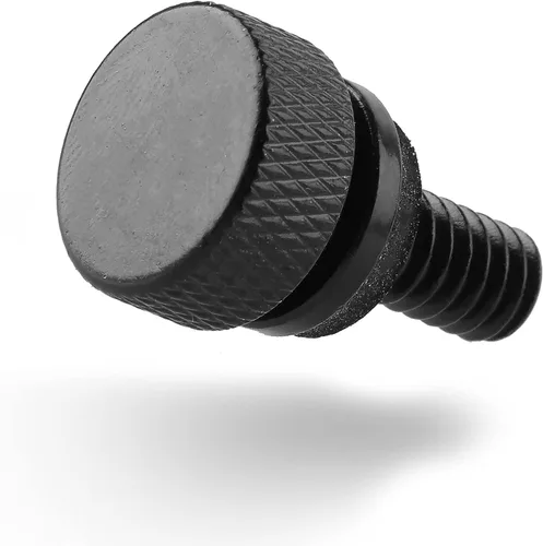 Vista 5 de Perno de asiento de acero inoxidable Tornillo de montaje trasero negro compatible con Harley Davidson 1996-2024, 2