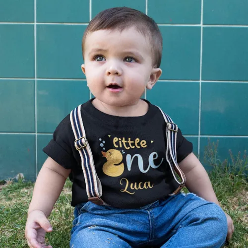 Vista 2 de Birthday Family Shirts Rubber Duckies Bath Duck Birthday Boy T-shirt Family Shirts Bath Duck Shirts Ducks Personalized Matching Custom Sweet ONE