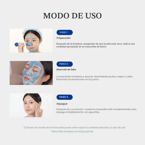 Vista 6 de medicube Máscara facial de barro de puntos negros Zero Pore – Enfriamiento de la piel y apriete de poros – Fórmula de secado rápido de 3 minutos