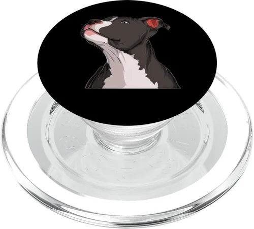 Vista 8 de American Pit Bull Pitbull Terrier - Cabeza de perro canina PopSockets intercambiables