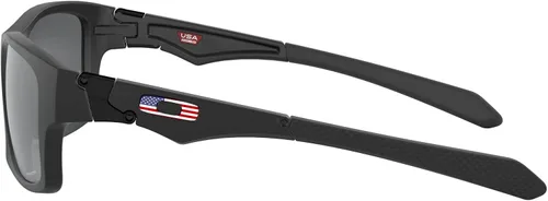 Vista 4 de Oakley SI Men's Matte USA Flag WPrizm Black Rectangular Sunglasses