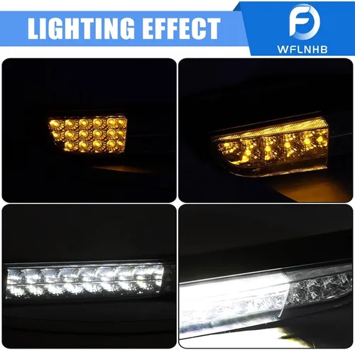 Vista 6 de WFLNHB Repuesto de tira de luz para carrito de golf EZGO TXT de 3 pines 1996-2013