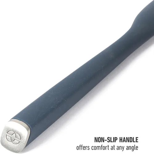 Vista 6 de Calphalon Raspador de tarros de borde, espátula de silicona de 9 pulgadas, raspador de limpieza flexible para tarros, botellas y recipientes
