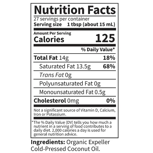 Vista 4 de Garden of Life, Aceite de Coco Extra Virgen Crudo, 14 fl oz (414 ml)