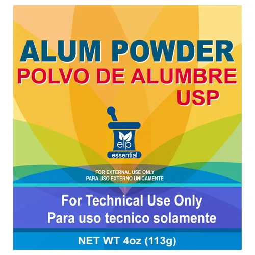 Vista 2 de Alumbre en Polvo Polvo de Alumbre 4 oz