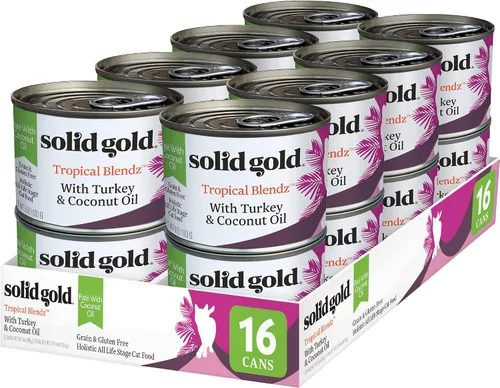 Vista 38 de Solid Gold Comida Húmeda Paté Sabor Festín - Paquete de Muestra de 3 Unidades - Comida enlatada para gatos hecha con pollo real - Sin granos