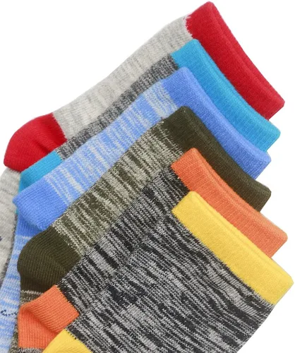 Vista 4 de Hzcojulo Calcetines unisex de algodón suave para niños pequeños, talla 1-15 años, 10 pares