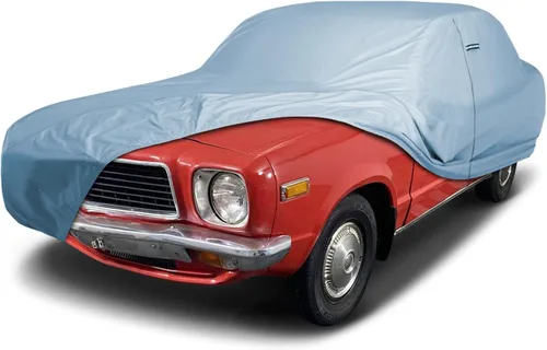 Vista 40 de iCarCover Funda de automóvil personalizada para Mazda 1200 (1970), impermeable, para todo tipo de clima, lluvia, nieve, UV, protector solar
