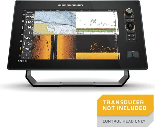 Vista 2 de Humminbird APEX CHARTPLOTTER GPS Fish Finder with Transducer, MEGA Side Imaging+ & HD Touchscreen Display