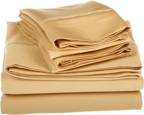 Vista 11 de Superior Juego de sábanas de algodón egipcio de 4 piezas, 700 hilos, ecológicas, sábanas sostenibles, básicos ultrasuaves, sólido, sábana bajera
