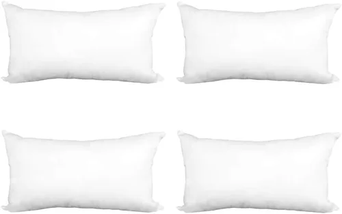 Vista 13 de Hometex Canada Relleno de almohada de 14 x 24 pulgadas, funda de tela de poliéster de primera calidad