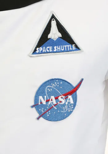 Vista 2 de Disfraz de astronauta deluxe para hombre talla extra Multicolor