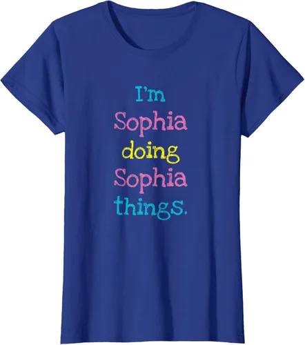 Vista 80 de Sophia - Camiseta con texto personalizado para niñas