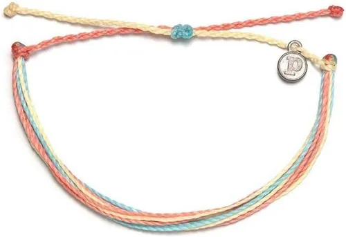 Vista 14 de Pura Vida - Pulseras de joyería, 100% impermeables y hechas a mano con dije recubierto, banda ajustable