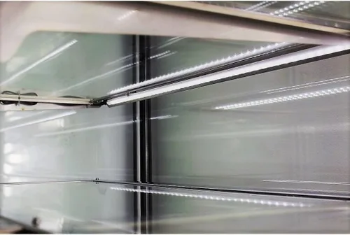 Vista 3 de PEAKCOLD vitrina refrigerada para panadería, vitrina de postres de 36 pulgadas de ancho