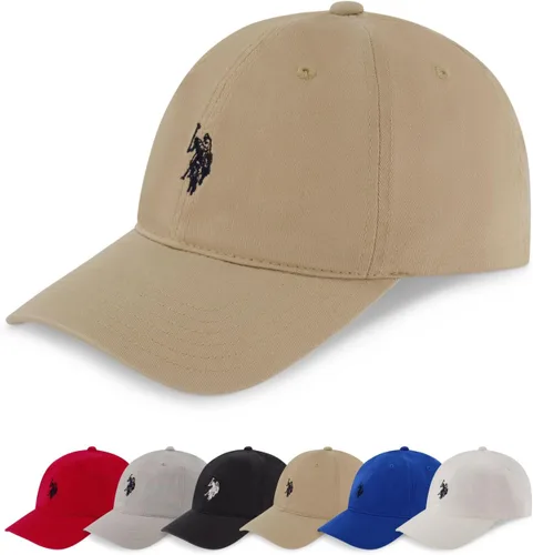 Vista 14 de U.S. Polo Assn. Gorra de béisbol, sombrero ajustable de papá 100% algodón con pequeño logo de pony Negro