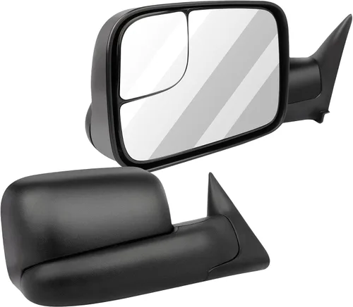 Vista 21 de Espejos de remolque para 1994-1997 para Dodge para Ram 1500 para Ram 2500 para Ram 3500 Modelos, espejos de remolque con espejos laterales