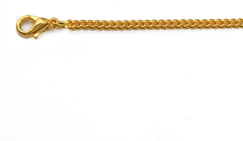 Vista 4 de Collar con nombre "Jazmin" - Chapado en oro amarillo de 18 quilates