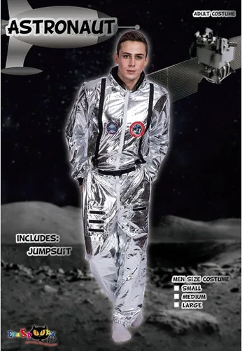 Vista 2 de Disfraz de astronauta para hombre EraSpooky