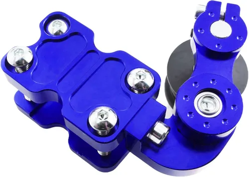 Vista 10 de Accesorios universales modificados para motocicleta, regulador de aleación de aluminio CNC, nuevo ajustador automático, tensor de cadena de rueda