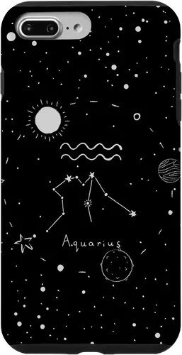 Vista 12 de Aquarius Astrology Celestial Zodiac Sign Aesthetic Case for iPhone 17