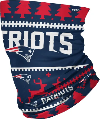 Vista 7 de FOCO NFL unisex-adult Nfl Team Logo Neck Gaiter Multiuse Mini impresión del color del equipo.