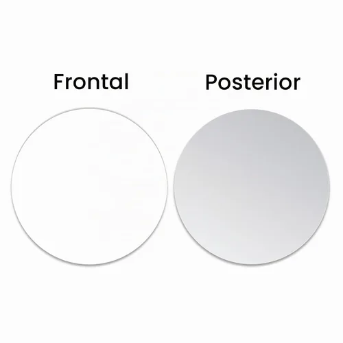 Vista 2 de Muka 100 piezas de láminas redondas de aluminio en blanco para sublimación de 2.5 pulgadas, tablero de aluminio de transferencia de calor